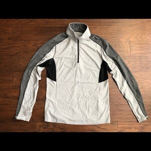 LuLuLemon Mens Large Half Zip Surge Sweater Run